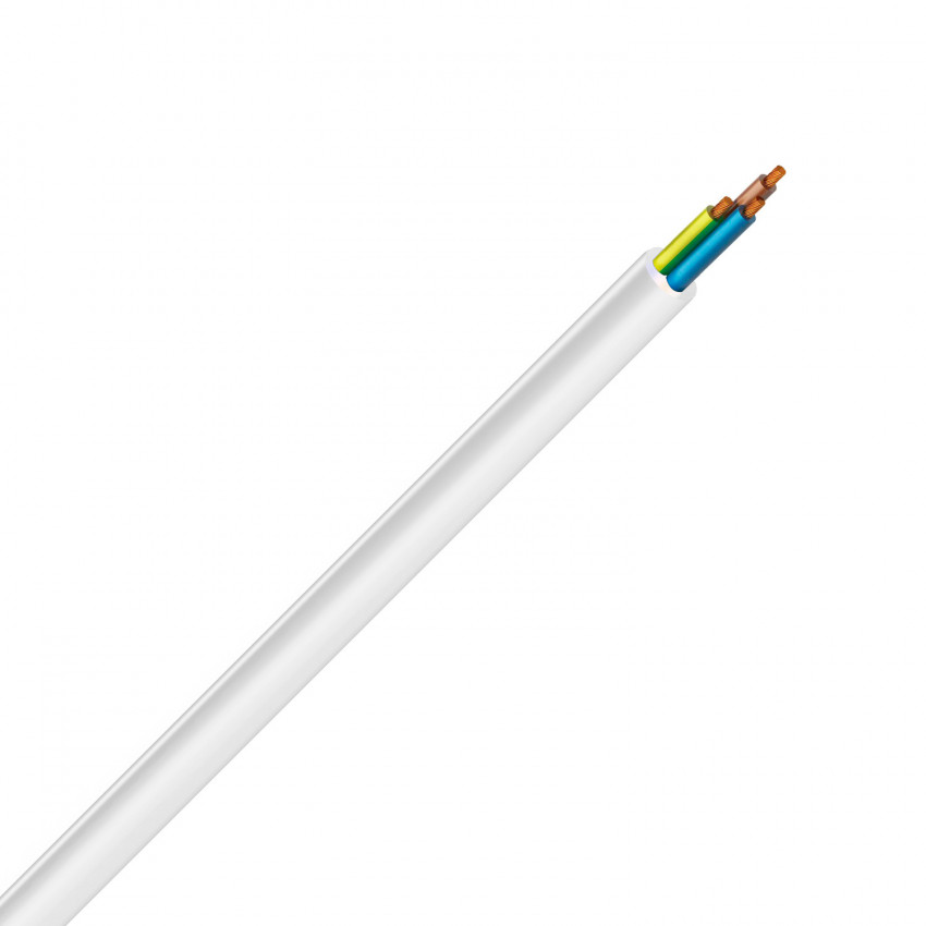 Kabel Flexibel Innen 3 x 1.5mm² Weiss Rv-k