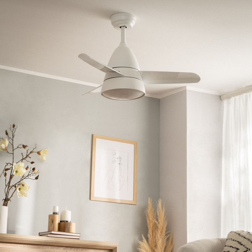 Deckenventilator Minimal 15W LED Silber