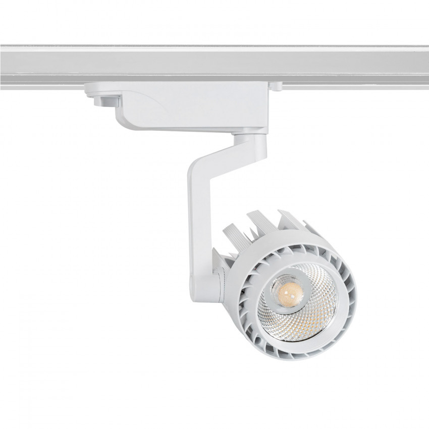 LED-Strahler Dora 30W in Weiss für 1-Phasenstromschienen 