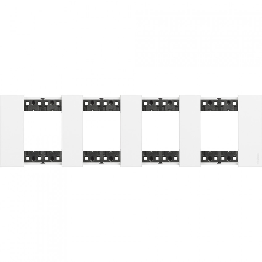 Blende 2 x 4 Modul BTicino Living Now KA4802M4K_