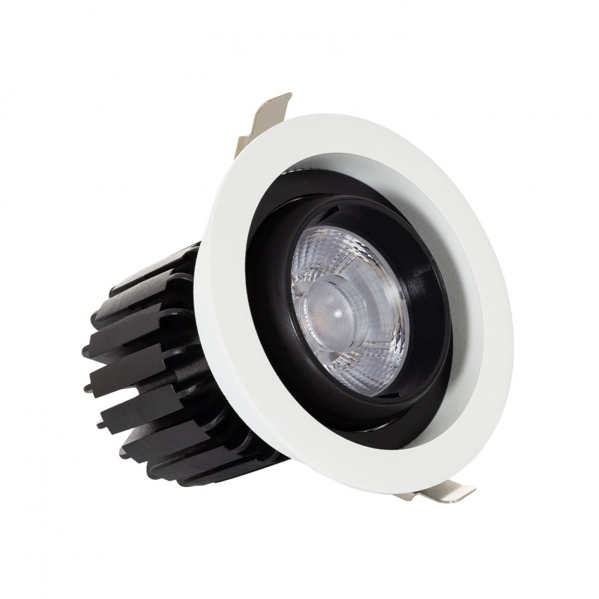 LED-Downlight Strahler 18W COB Schwenkbar 360º Rund Schnitt Ø 115 mm CRI90 Expert Color Anti-Flicker