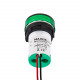 Testigo Luminoso con Voltímetro y Amperímetro Ø22mm