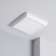 18W Eckige LED-Deckenlampe Weisses Design
