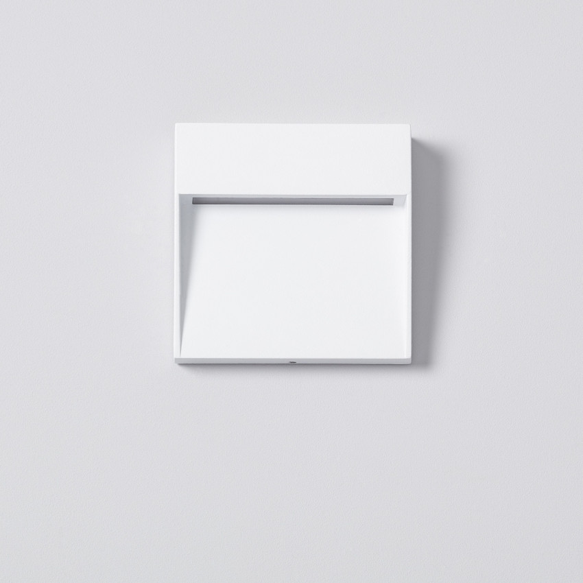Aplique LED Jade Cuadrado 3W Blanco