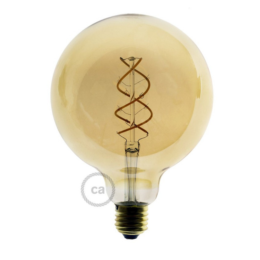 LED-Glühbirne Filament E27 G125 5 W Dimmbar Creative-Cables DL700140