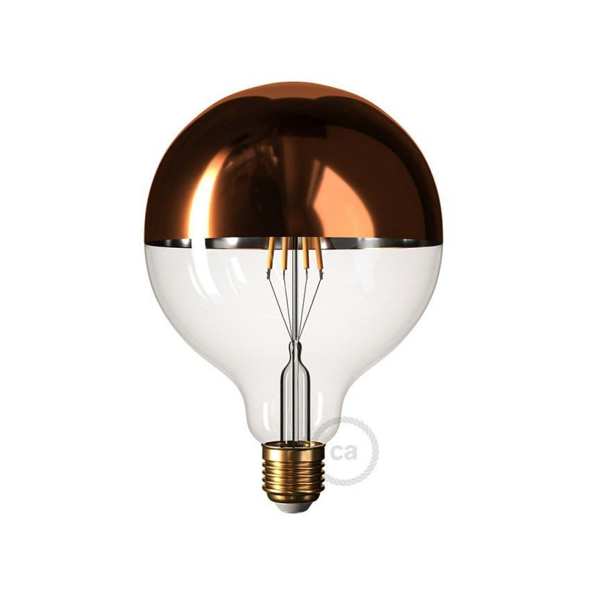LED-Glühbirne Filament E27 G125 7W Dimmbar Creative-Cables CBL700175