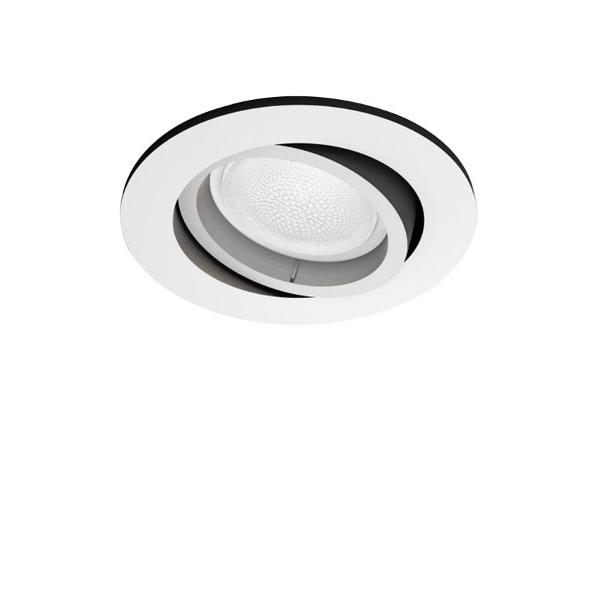 Podhledové Bodové LED Svítidlo RGBW Kruhové Výklopné White Color 6W PHILIPS Hue Centura