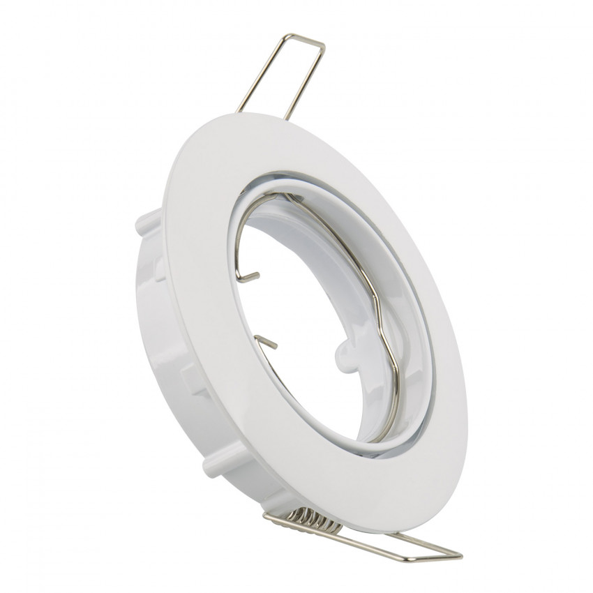 Downlight-Ring Rund Schwenkbar für LED-Glühbirne GU10 / GU5.3  Ø 72 mm