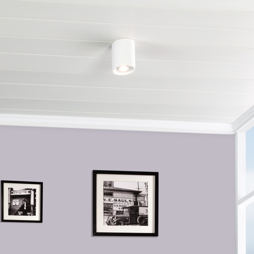 Aro Downlight Circular Blanco para Bombilla LED GU10 / GU5.3