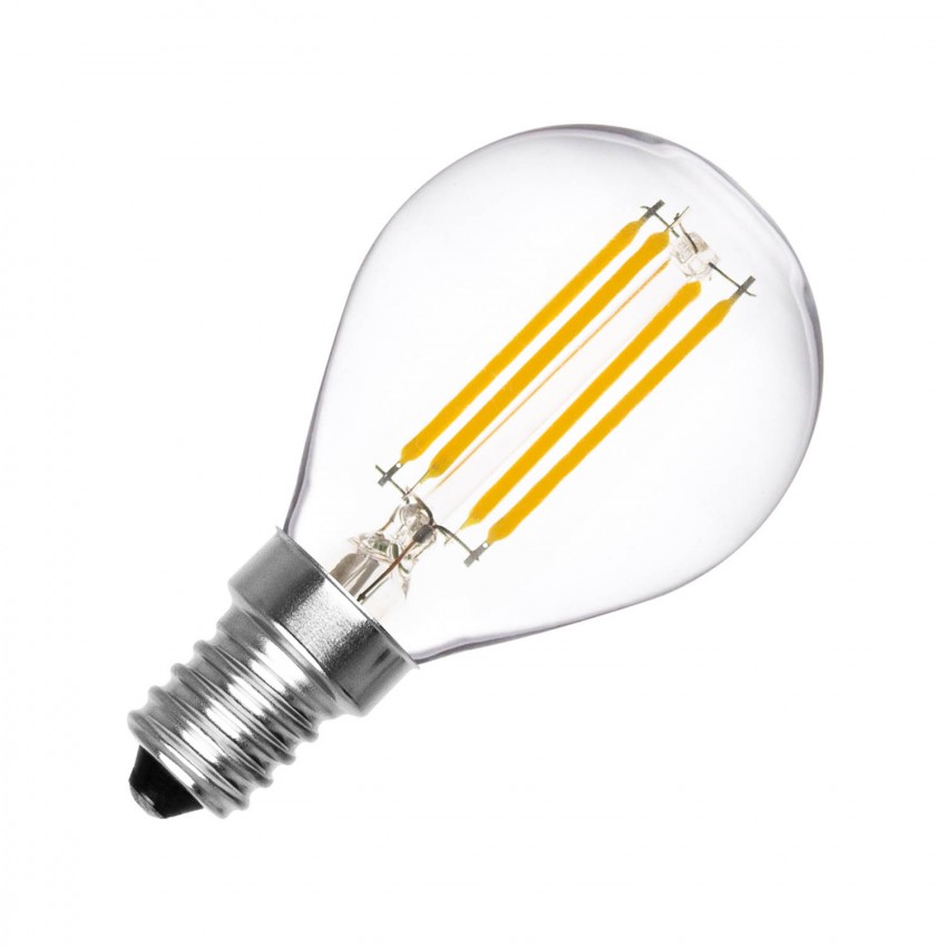 LED-Glühbirne E14 Filament G45 4W 