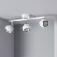 Foco Orientable Ates 3x Blanco