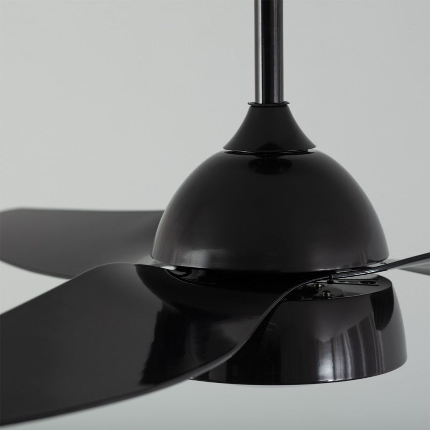 Ventilador de Techo LED Smart Vintage Tº de Color Seleccionable 20W Negro