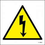 Schilder für elektrische Risiken