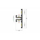 Perfil de Aluminio Moldura Doble 1m para Tira LED