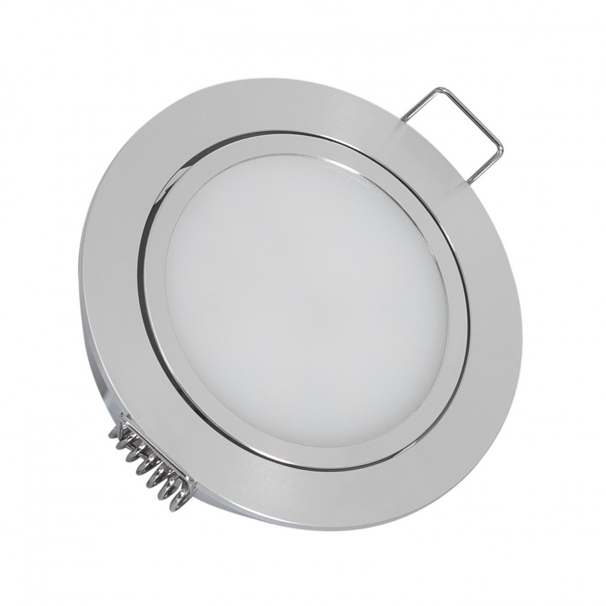 Foto des Produkts: LED-Downlight Strahler 3W 12V DC mit Schnellanschluss, Ausschnitt Ø 67 mm