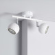 Foco Orientable Ates 2x Blanco