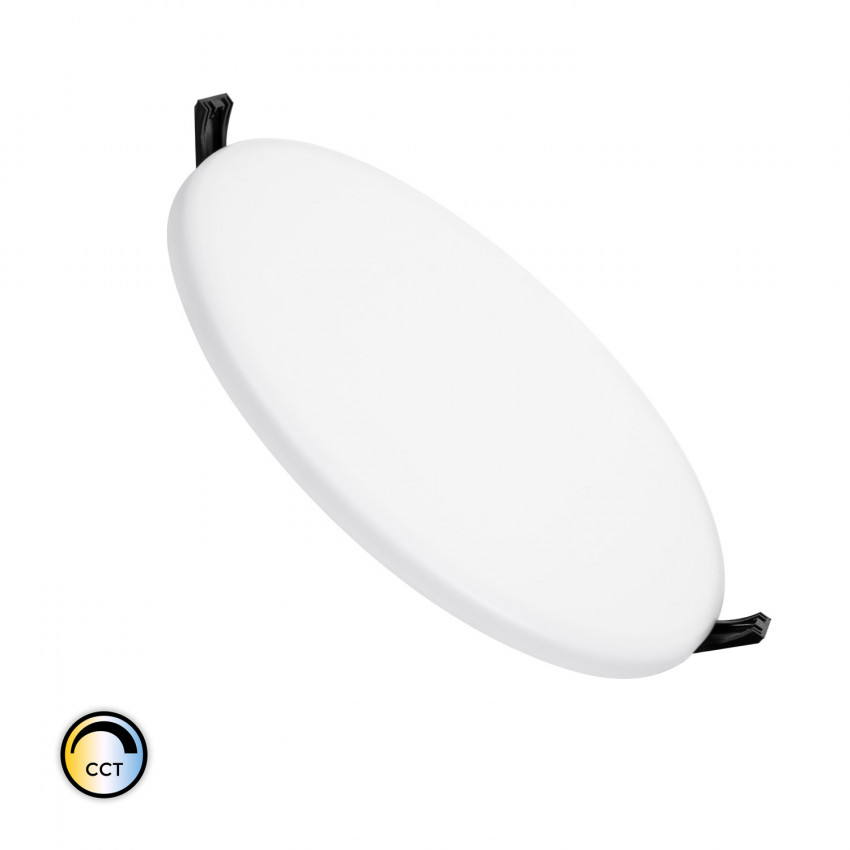 LED-Deckeneinbauleuchte 24W Wählbar CCT Rund Slim Ausschnitt Ø 200 mm IP54