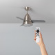 Deckenventilator Minimal 15W LED Silber