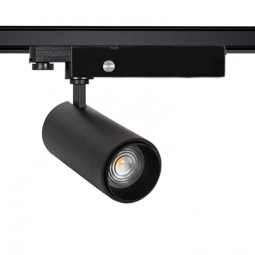 LED-Strahler Wolf Schwarz 30W CRI90 Dimmbar No Flicker Multiwinkel 15-60º für 3-Phasenstromschiene