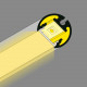 Perfil de Aluminio Colgante 1m para Tiras LED