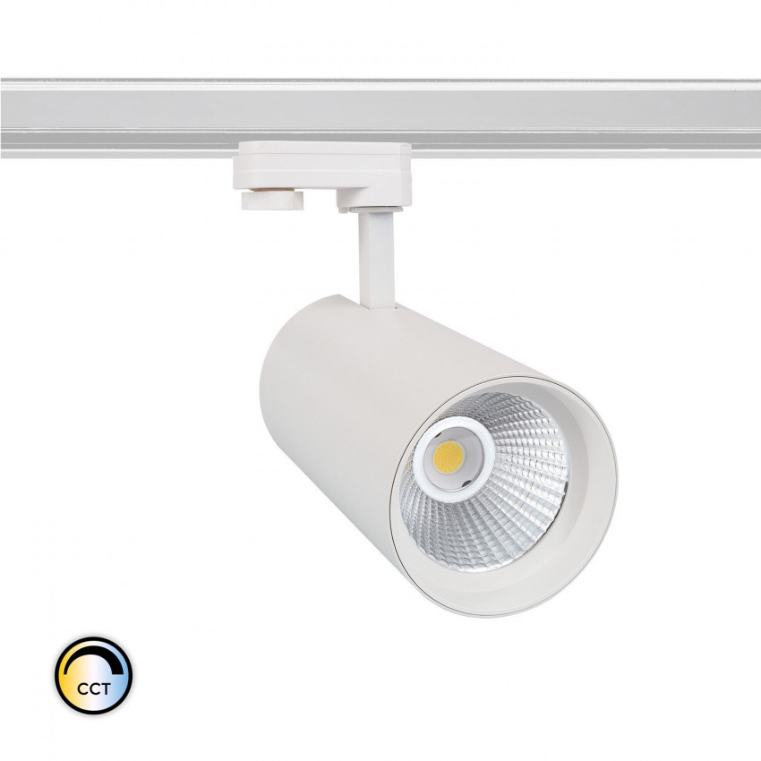 LED-Strahler für 3-Phasenstromschiene 40W CCT New d'Angelo Weiss (CRI 90) LIFUD