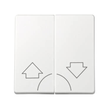 Touche Double pour Appareillage Volets Roulants SIMON 73 LOFT73028 Gris graphite