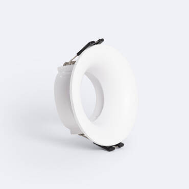 Collerette Downlight Conique Faible UGR pour Ampoule LED GU10/GU5.3 Coupe Ø 70mm Blanc