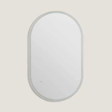 Miroir Salle de Bain avec Éclairage LED Anti-buée 100x60 cm Ona Sélectionnable (chaud-neutre-froid)