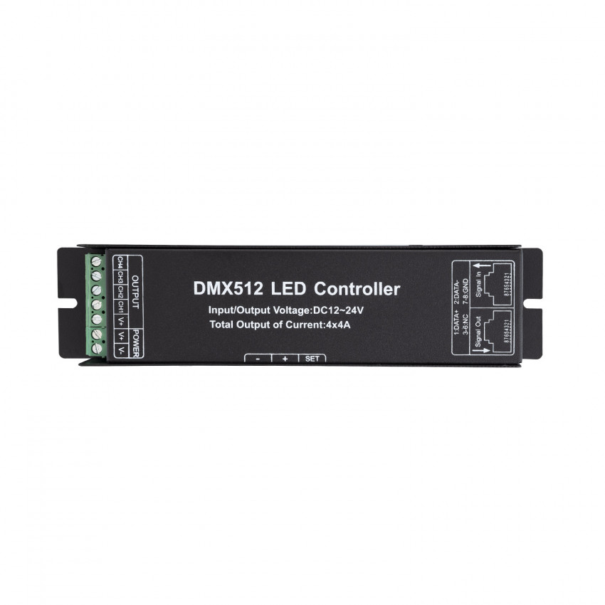Contrôleur DMX512 4 Canaux 