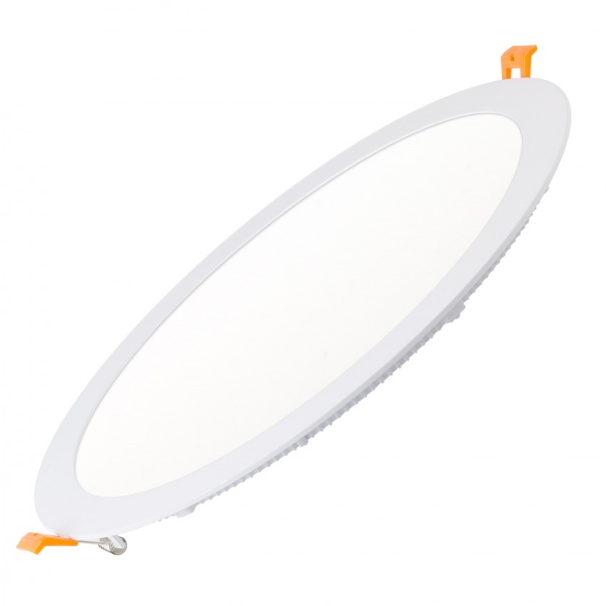 Dalle LED Ronde Extra-Plate 24W Coupe Ø 280mm