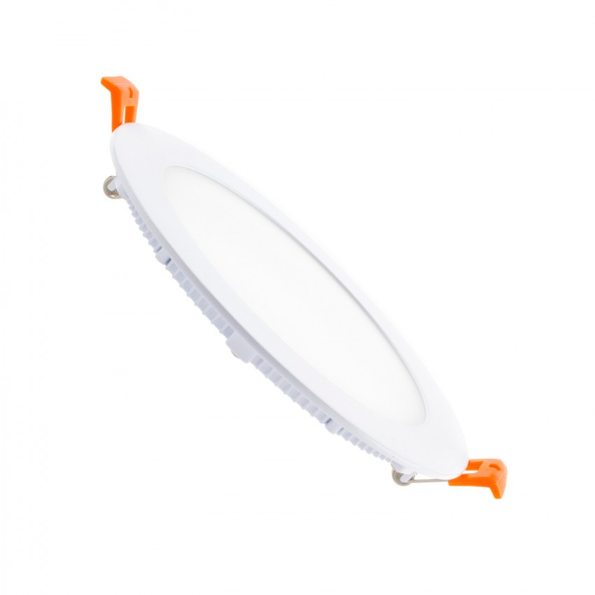 Dalle LED Ronde Extra-Plate 9W Coupe Ø 135 mm