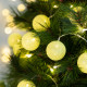 Guirlande 20 Boules LED noire