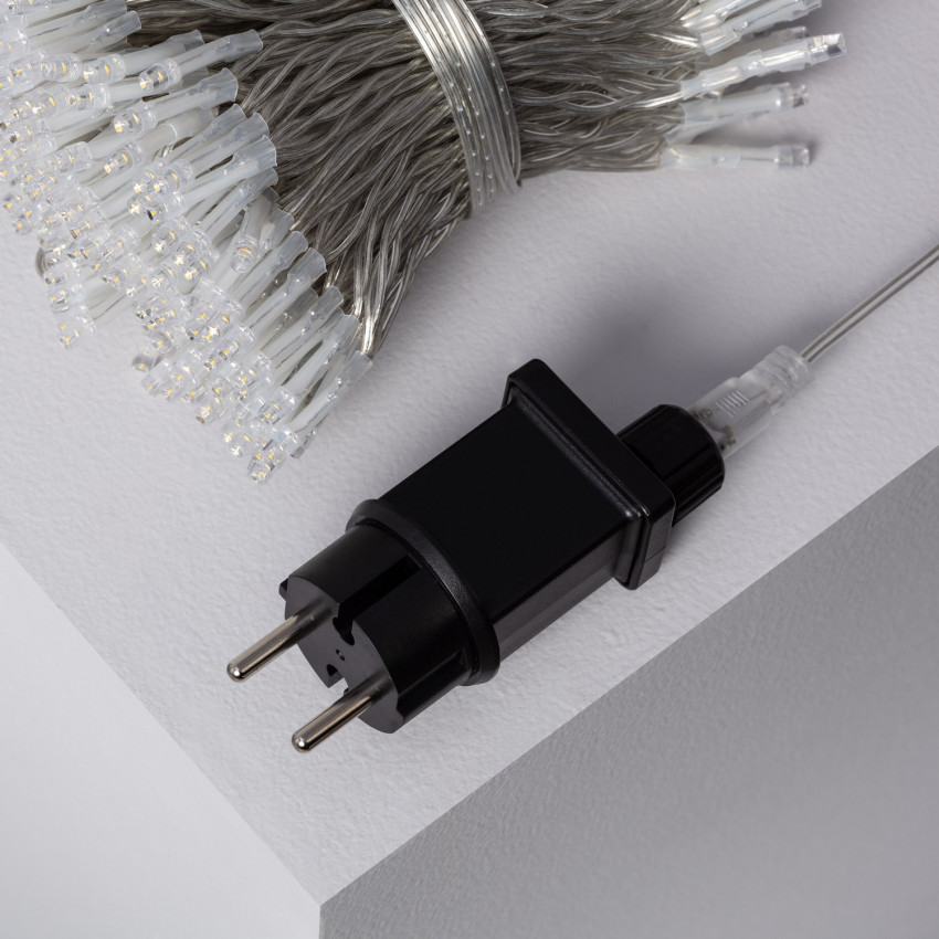 Cortina de Guirnaldas LED Regulable 10m 