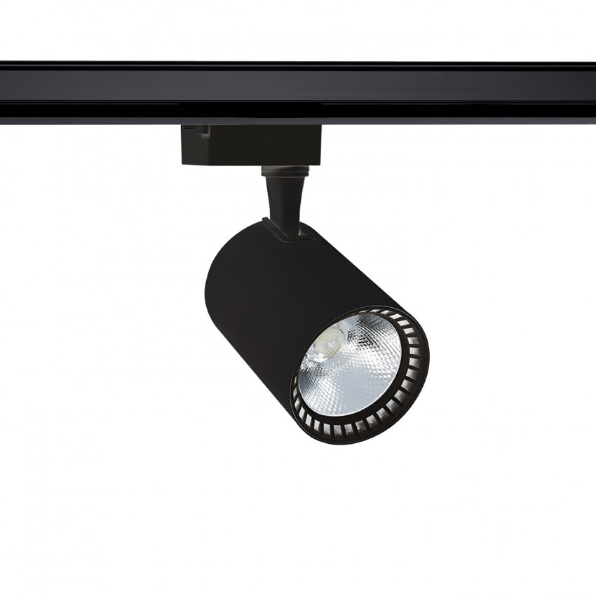 Spot LED Bron 40W Noir pour Rail Monophasé