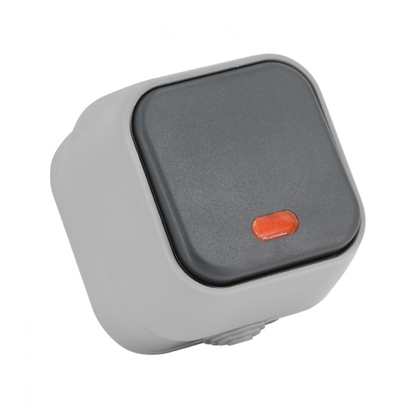 Interrupteur Simple avec Voyant Lumineux IP54 