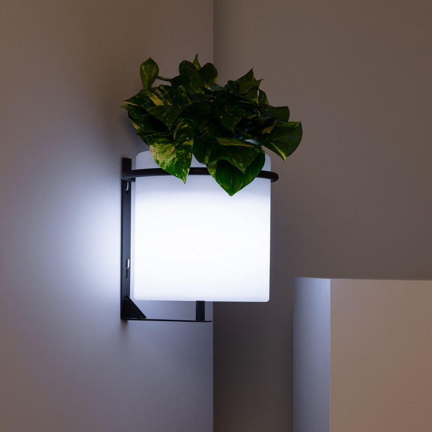 Macetero LED Colgante RGBW 24cm Recargable IP65 2,5W