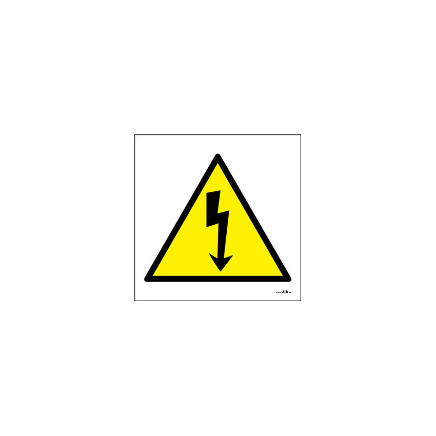 Pack 10 Unités Signalisation Aluminium Risque d’Électrocution CATU AM491