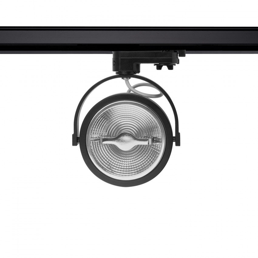 Spot LED CREE AR111 15W Noir Dimmable pour Rail Triphasé (3 Allumages)