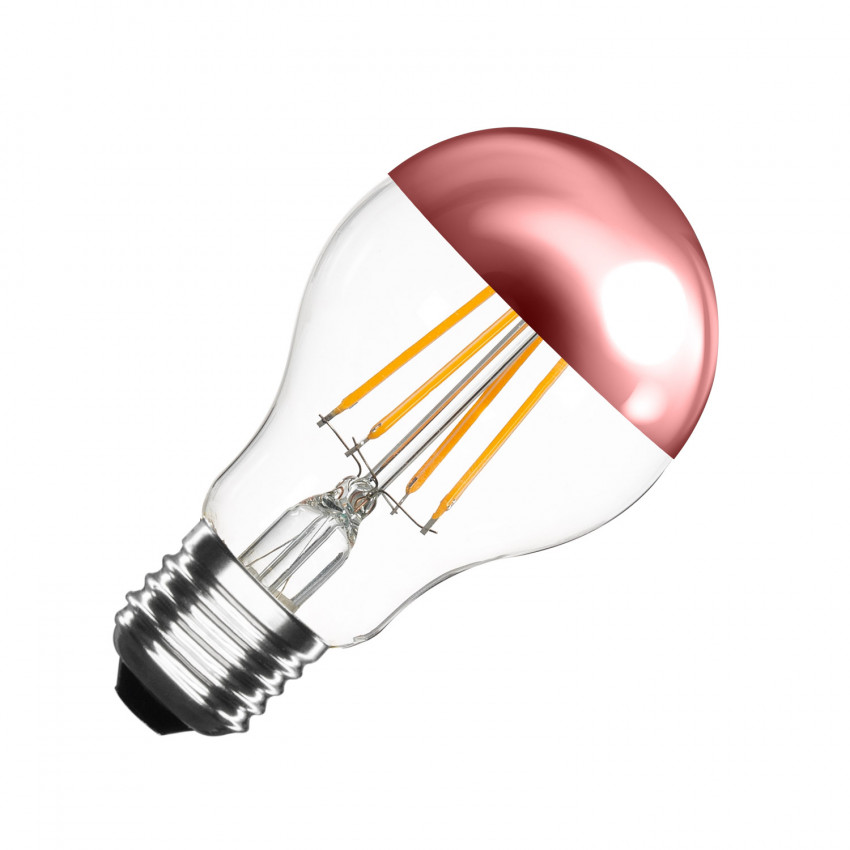 Ampoule LED E27 Dimmable Filament Copper Reflect Classic A60 6W