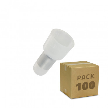 Capuchon de Sertissage Extrémité Fermée pour Connexion de Câble 3 mm