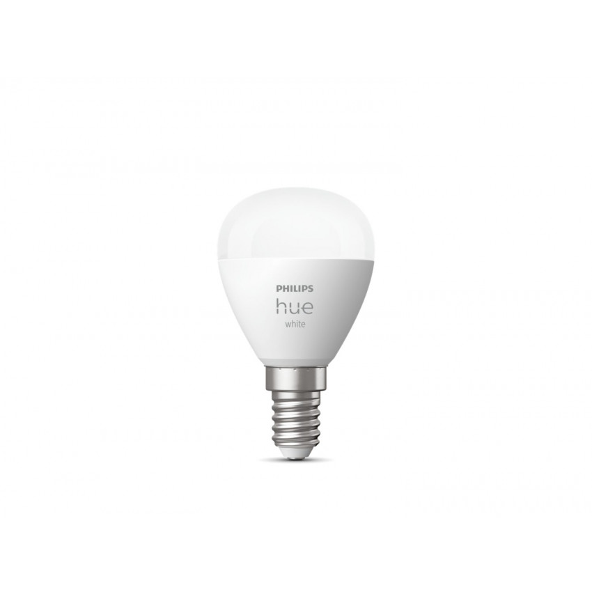 Ampoule LED E14 White P45 5.7W Sphérique PHILIPS Hue 