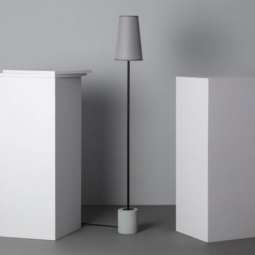 Lampadaire Ciment et Fer Betonas 