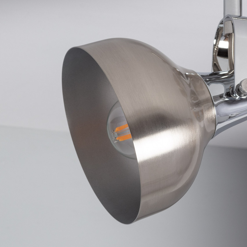Foco Orientable Emer 2x Plata