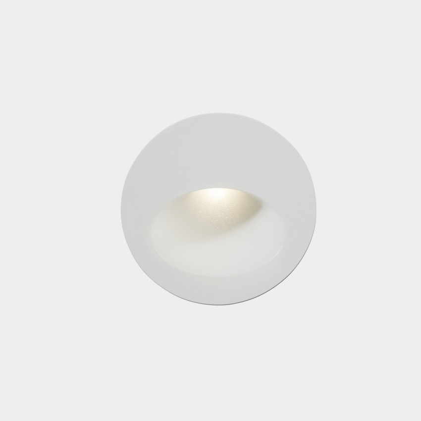 Balise LED Extérieure 2.2W Encastrable au Mur Bat Round Ovale LEDS-C4 05-E014-14-CM