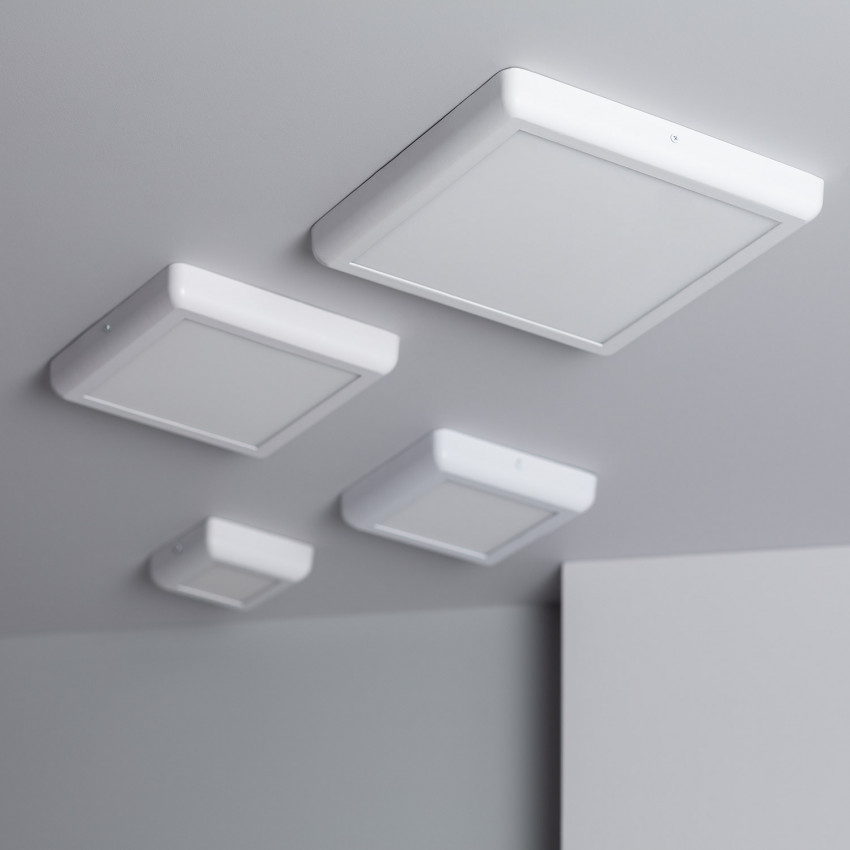 Plafonnier LED Carré Design 18W White