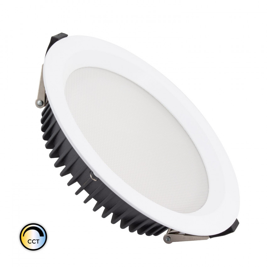 Downlight LED SAMSUNG New Aero Slim 30W CCT Sélectionnable 130lm/W Microprismatique (UGR17) LIFUD Coupe Ø 200mm