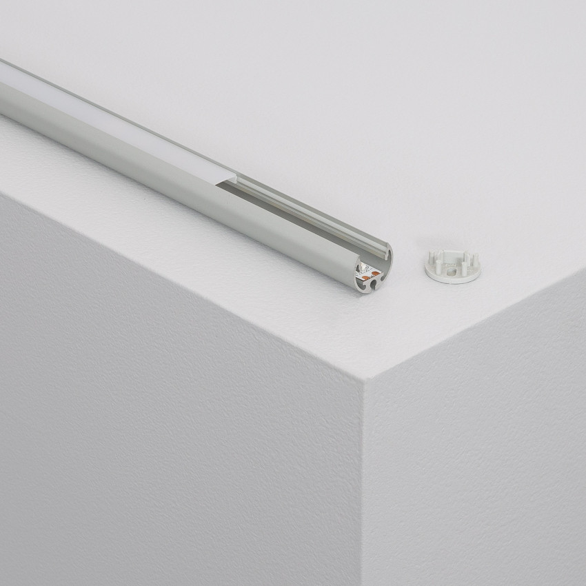 Profilé Aluminium Suspendu 1m pour Rubans LED  jusqu'à 10mm 