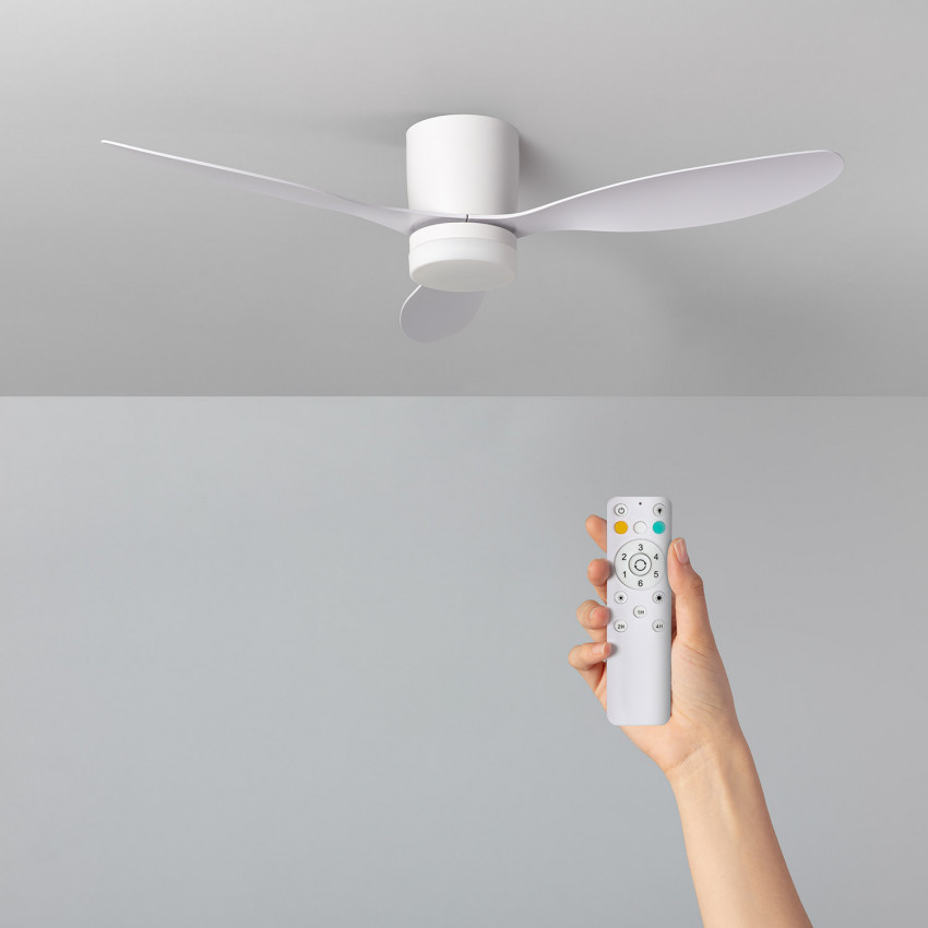 Ventilateur de Plafond LED Weimar Blanc 132cm Moteur DC 