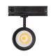 Spot LED Bertha pour Rail Triphasé 30W Noir
