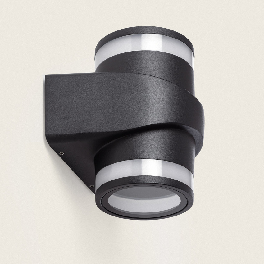 Applique Murale LED Extérieure 10W en Saillie Neky Duo Noire